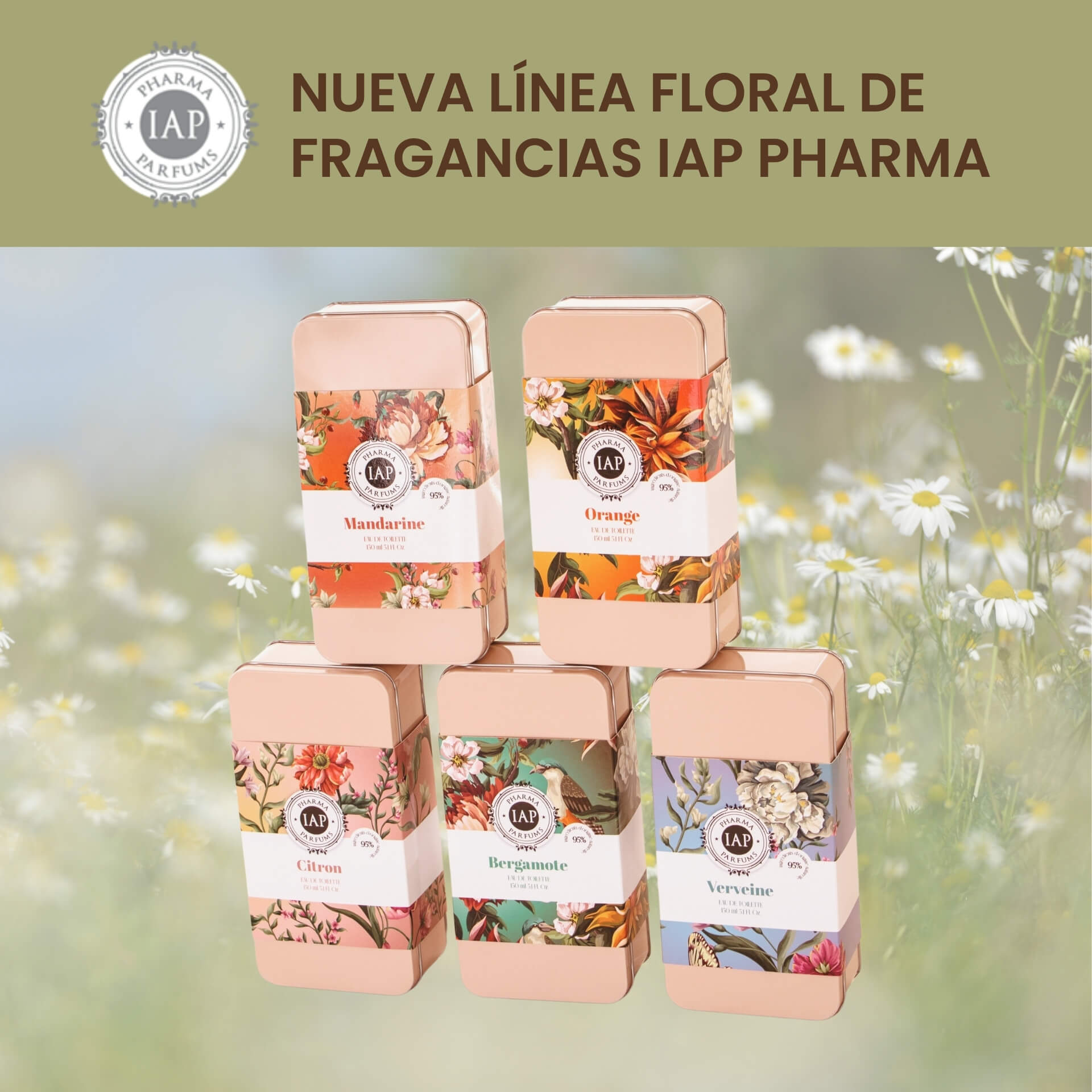 IAP Pharma: nueva línea floral de fragancias IAP Pharma.