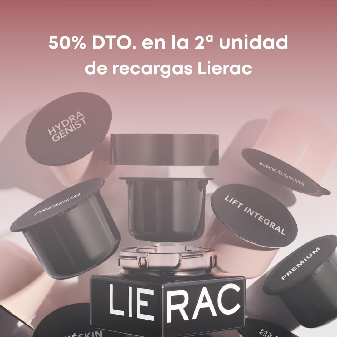 50% descuento en la 2ª unidad de recargas Lierac