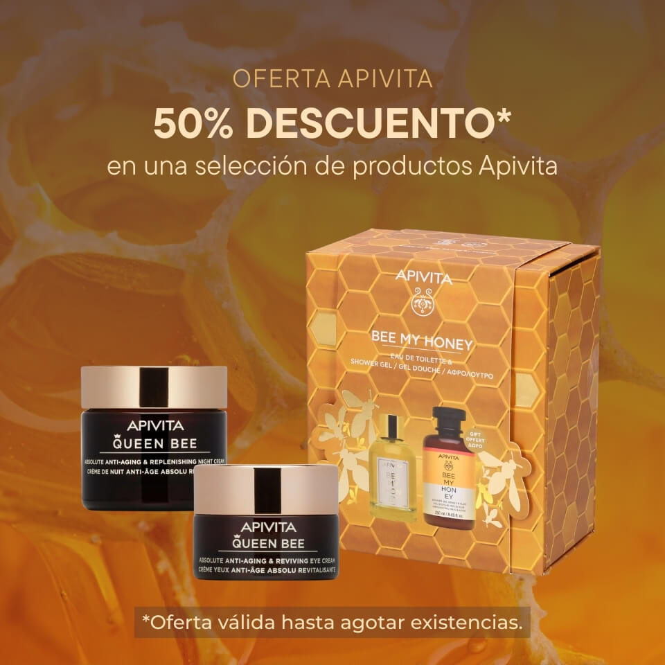 Oferta Apivita: 50% descuento* en una selección de productos Apivita