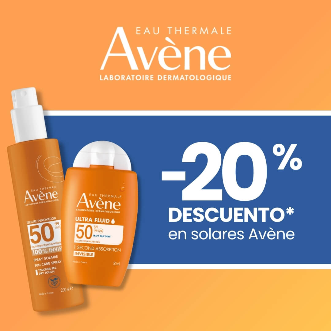 20% de descuento en solares Avène
