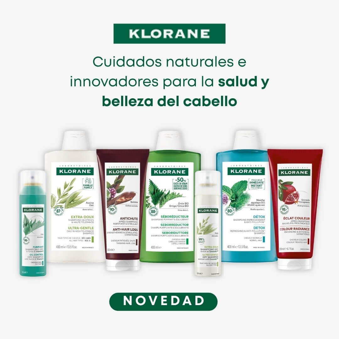 NOVEDAD: Klorane, cuidados naturales e innovadores para la salud y belleza del cabello.