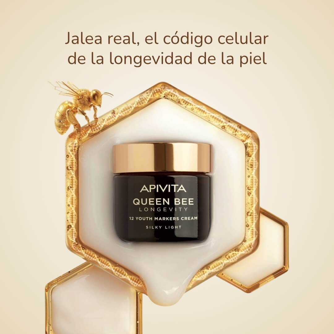 Apivita. Jalea Real, el código celular de la longevidad de la piel